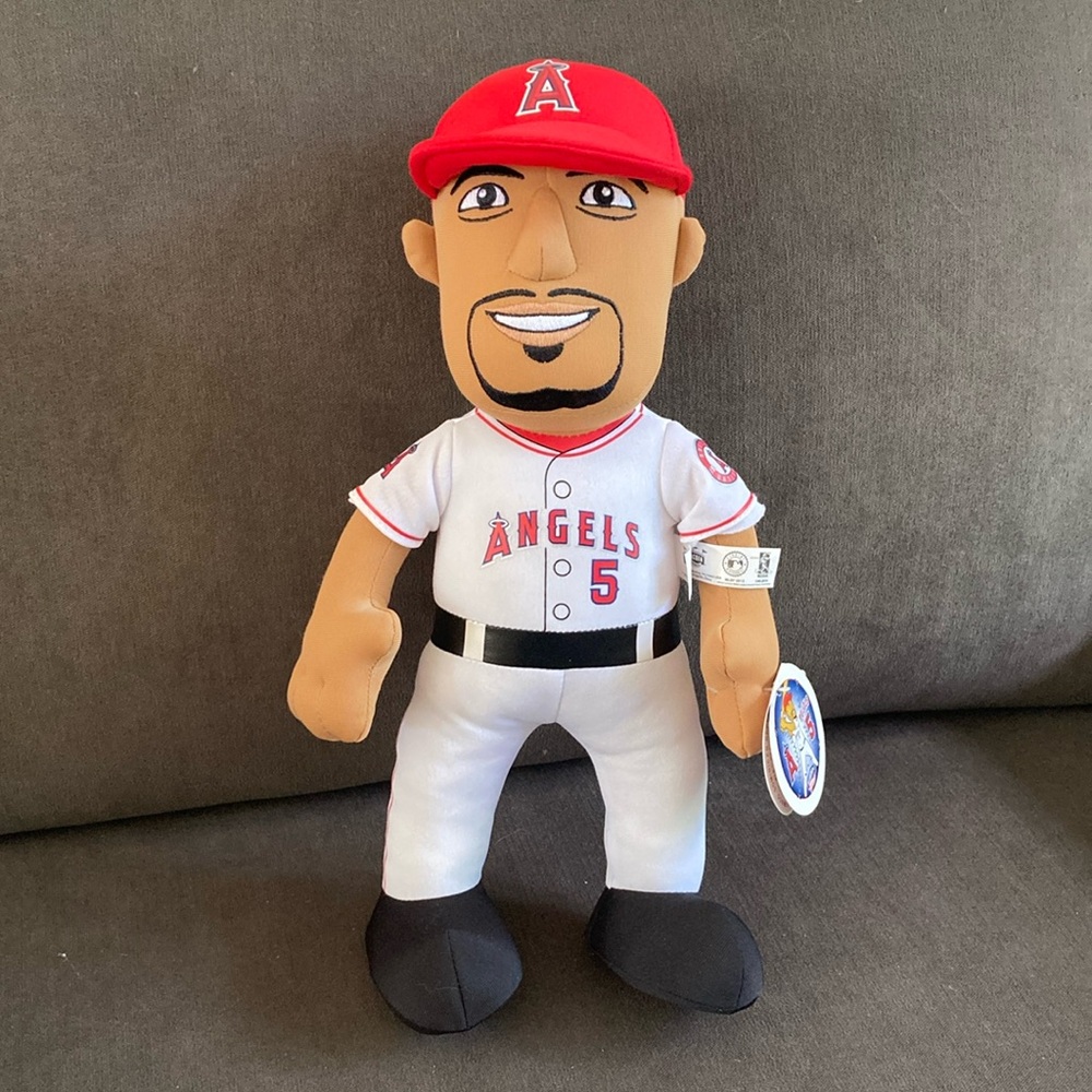 MLB Bleacher Creatures Albert Pujols #5 Angels Plush - New